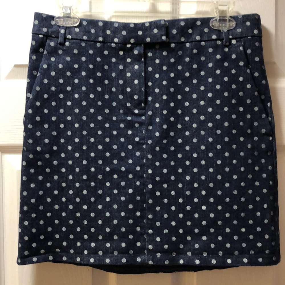 J. Crew | denim mini skirt
